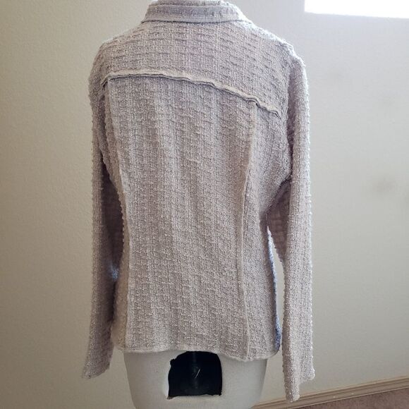 Cabi snap button oatmeal jacket size S - Picture 4 of 6